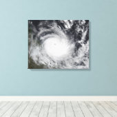 Toile Cyclone tropical sévère Hamish (Insitu (Plancher de Bois))