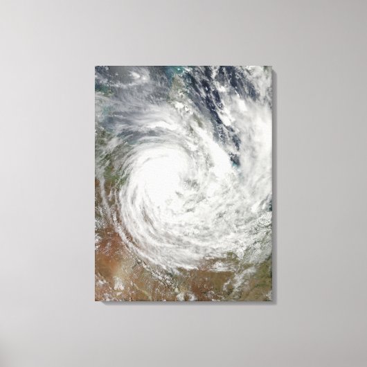 Toile Cyclone tropical Yasi sur l'Australie 2 (Recto)