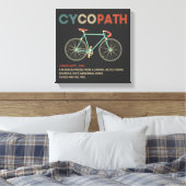 Toile Cycopath Funny Cycliste pour cyclistes et cycliste (Insitu(Chambre))