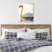 Toile Cygne Blanc Sur Un Lac (Insitu(Chambre))