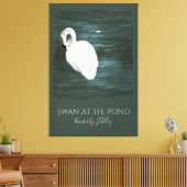 Toile Cygne sur l'étang (Insitu(Salon))