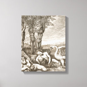 Toile Cygnus Transformé en cygne et site de Phaeton