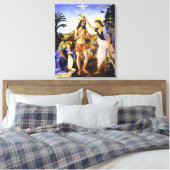 Toile Da Vinci Le Baptême du Christ Art Classique (Insitu(Chambre))