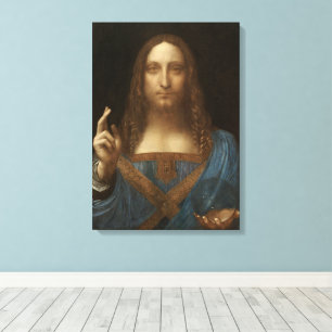 Toile Da Vinci, Sauveur du Monde, Salvator Mundi