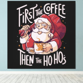Toile D'abord le café puis le HOHO (Insitu (Plancher de Bois))