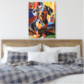 Toile Dachshund (Insitu(Chambre))