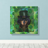 Toile Dachshund (Insitu (Plancher de Bois))