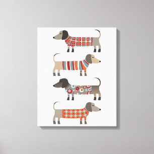 Toile Dachshund Chien Saucisse