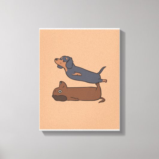 Toile Dachshund Dog Art | Décor (Recto)