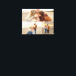 Toile Dad We Love You Three Photo Collage<br><div class="desc">Dad We Love You 3 Photo Canvas. Dad can be changed to any endearment.</div>