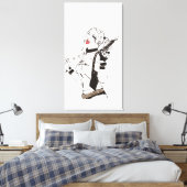 Toile Daddy's Monster Hand Painted by Mark Elsen (Insitu(Chambre))