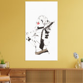 Toile Daddy's Monster Hand Painted by Mark Elsen (Insitu(Salon))