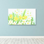 Toile Daffodiques de printemps (Insitu (Plancher de Bois))