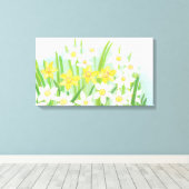 Toile Daffodiques de printemps (Insitu (Plancher de Bois))