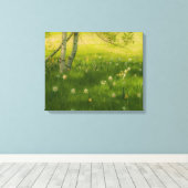 Toile Daffodiques de printemps (Insitu (Plancher de Bois))