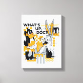 Toile DAFFY DUCK™ & BUGS BUNNY™ Glitch (Recto)