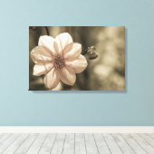 Toile Dahlia ensoleillé (Insitu (Plancher de Bois))