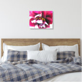 Toile Dahlia Flower Fun (Insitu(Chambre))