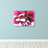 Toile Dahlia Flower Fun (Insitu (Plancher de Bois))