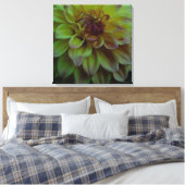 Toile Dahlia jaune (Insitu(Chambre))