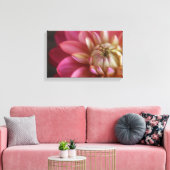 Toile Dahlia rose (Insitu(Salon))