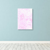 Toile Dahlias En Rose Doux (Insitu (Plancher de Bois))