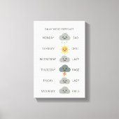 Toile Daily Mood Forecast – Minimalist Mood Canvas (Recto)