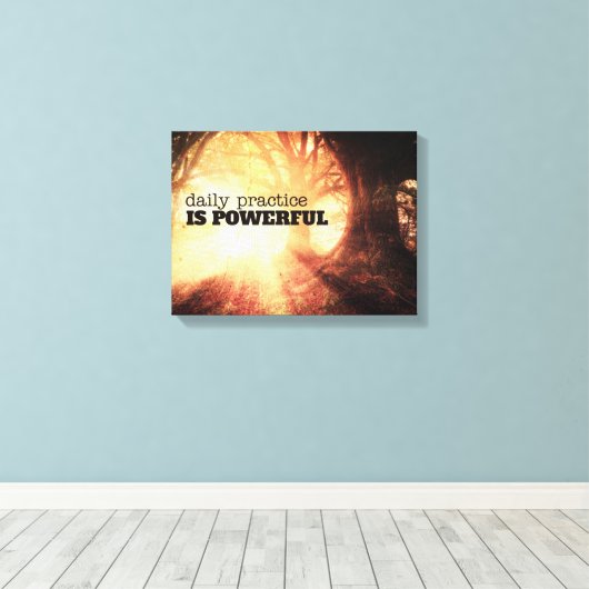 Toile Daily Practice (Insitu (Plancher de Bois))