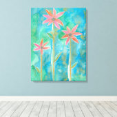 Toile Dainty Daisies III (Insitu (Plancher de Bois))