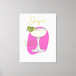 Toile Daiquiri Cocktail Art
