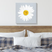 Toile Daisy Flower Love Art Personnaliser Arrière - plan (Insitu(Chambre))