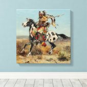 Toile "Dakota Chief" de Charles M Russell (Insitu (Plancher de Bois))