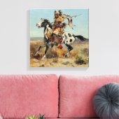 Toile "Dakota Chief" de Charles M Russell (Insitu(Salon))