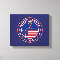 Dakota du Nord, États-Unis, affiche du Dakota du N