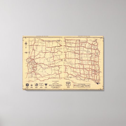 Toile Dakota du Sud (Recto)