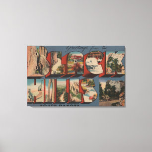 Toile Dakota du Sud - Black Hills - Mt. Rushmore