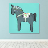 Toile Dala horse (Insitu (Plancher de Bois))