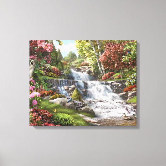 Toile d'Alan Giana "By the Falls" (Recto)