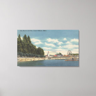 Toile d'Alene de Coeur, identification - vue de plage de