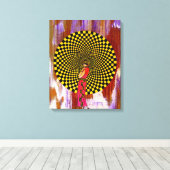 Toile Daliance de Michael Moffa (Insitu (Plancher de Bois))