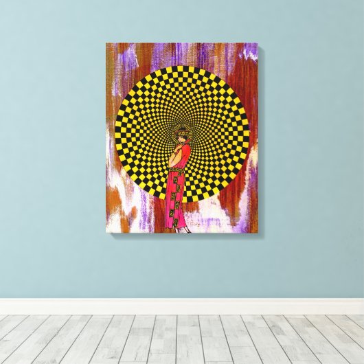 Toile Daliance de Michael Moffa (Insitu (Plancher de Bois))