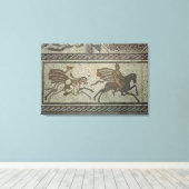 Toile Dallage en mosaïque de la villa romaine à Low (Insitu (Plancher de Bois))