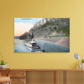 Toile Dallas City Steamer sur Columbia River (Insitu(Salon))