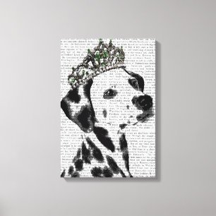 Toile Dalmatien avec Tiara