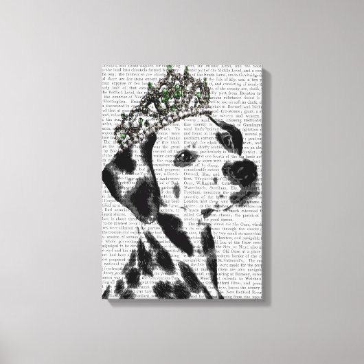 Toile Dalmatien avec Tiara (Recto)