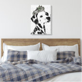 Toile Dalmatien avec Tiara (Insitu(Chambre))