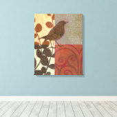 Toile Damask Sparrow (Insitu (Plancher de Bois))