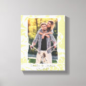 Toile Damask Your Photo Wrapper Canvas (Recto)