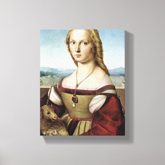 Toile Dame à la licorne - Raphaël - c1506 (Recto)