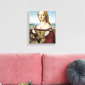 Toile Dame à la licorne - Raphaël - c1506 (Insitu(Salon))